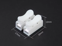 Conector de Cable Tipo T de Empalme Rápido Sin Desforre, Abrazadera de Cable Aislada de Latón para Automoción, Hogar e Iluminación, Terminal de Cableado Rápido
