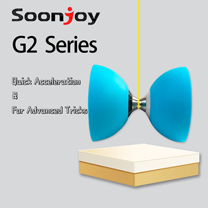 Flight <span class=keywords><strong>Pro</strong></span> Triple Bearing Medium Chinese Yoyo <span class=keywords><strong>Diabolo</strong></span> Toy avec baguettes - Product Image 2