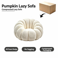 Canapé gonflable géant moderne en forme de pouf, canapé paresseux compressé pour salon, ensemble de canapés compressés