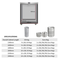 Distributeur de bière froide commercial Kegerator pour 4 fûts américains, machine à refroidir la bière pour bar avec certification CE