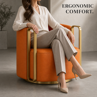 Fauteuil d'appoint en cuir, siège d'attente commercial pour concessionnaires automobiles (4S), salons, agences immobilières et halls d'hôtels