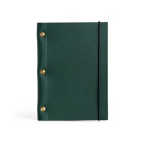 Cahier de luxe vintage avec logo personnalisé A4/a5 Cahier de notes agenda en cuir véritable pour l'école et le bureau