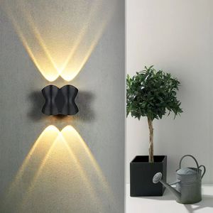Luz LED para porche de pared exterior, aplique de pared moderno negro, accesorios de iluminación Exterior impermeables de 3000K, lámparas de montaje en pared con Sensor de movimiento - Product Image 5