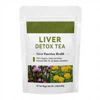Sachets de thé santé, vente directe usine, support dropshipping, personnalisable, thé détox naturel aux graines de chardon-Marie - Soin du foie, vente en gros, première boîte