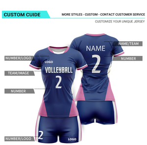 Abbigliamento da <span class=keywords><strong>pallavolo</strong></span> personalizzabile a maniche corte con stampa a sublimazione Set personalizzato da squadra traspirante uniforme da <span class=keywords><strong>pallavolo</strong></span> femminile taglia XXXS - Product Image 2