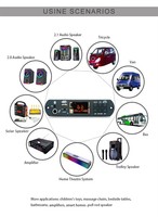 Modul Pemutar Musik MP3 Baru dengan Dekoder MP3 12V, Fungsi Rekam Audio, MIC, ECHO, TWS, USB, Kartu TF, AUX, dan FM