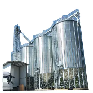 Silo de acero para almacenamiento de maíz, arroz, grano, semillas de maíz, trigo, Silo de hoja galvanizada