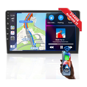 Fábrica 9 pulgadas <span class=keywords><strong>Android</strong></span> 2 Din coche para REPRODUCTOR DE DVD tablero navegación GPS Carplay LCD pantalla táctil estéreo Multimedia 2GB 64GB - Product Image 1