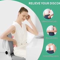 Coussin de Soutien Lombaire Ergonomique en Mousse à Mémoire de Forme Premium, Respirant, en Maille 3D, pour Chaise de Bureau et Voiture, Orthopédique, Contre la Sciatique et les Douleurs Dorsales