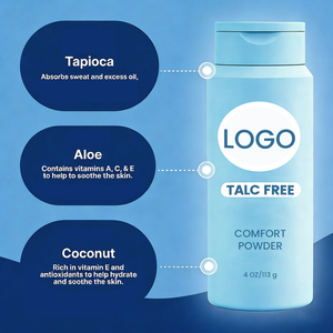 Poudre corporelle confortable sans talc, anti-frottement, déodorante pour tout le corps, pour femmes et hommes, contrôle de la transpiration et des odeurs - Product Image 3