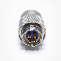 Connecteur d'aviation à pince de câble circulaire filtré à 4 broches Y27F-1004TKL-B