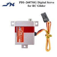 Servo Digital Delgado JX PDI-2607MG, 26.2g, 7.2kg.cm, 0.13s, Carcasa de Aluminio CNC, para Planeadores y Aviones RC de Ala Fija