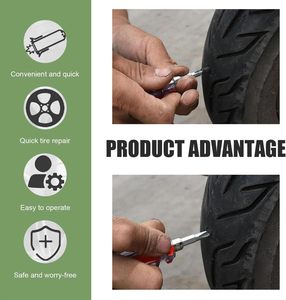Kit <span class=keywords><strong>de</strong></span> 30 Piezas para Reparación <span class=keywords><strong>de</strong></span> Neumáticos con Tapones <span class=keywords><strong>de</strong></span> Goma <span class=keywords><strong>de</strong></span> 2 Tamaños para Neumáticos sin Cámara, Herramientas <span class=keywords><strong>de</strong></span> Reparación Rápida <span class=keywords><strong>de</strong></span> Neumáticos - Product Image 4