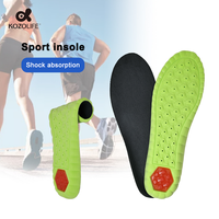 Semelles intérieures confortables en mousse à mémoire de forme PU, technologie 4D Cloud, respirantes, souples, absorption des chocs, semelles intérieures pour la course à pied et les sports