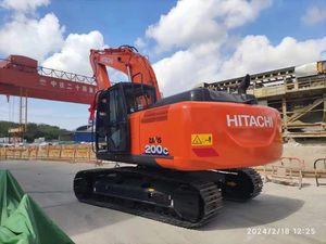 Excavatrice de type chenille remise à neuf 20 tonnes ZX200 HITACHI avec pompe de boîte de vitesses moteur en stock - Product Image 2