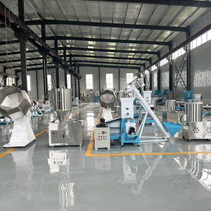 เครื่องผลิตเม็ดอาหารปลาแบบลอยได้เครื่องอัดรีดสภาพใหม่อุปกรณ์การผลิตในสายการผลิตสำหรับโรงงาน - Product Image 2