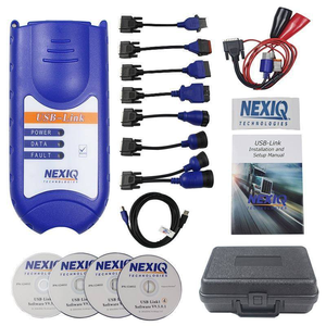 NEXIQ USB <span class=keywords><strong>Link</strong></span> 125032, Adaptador <span class=keywords><strong>de</strong></span> Interfaz <span class=keywords><strong>de</strong></span> Diagnóstico, Escáner OBD2, Herramienta <span class=keywords><strong>de</strong></span> Diagnóstico <span class=keywords><strong>de</strong></span> Fallas para Camiones Diésel <span class=keywords><strong>de</strong></span> Uso Pesado - Product Image 3