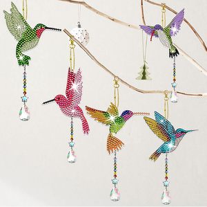 OCHOICE Vente en gros de porte-clés personnalisés en peinture diamant, motifs animaux, kits d'art diamant 5D, OEM ODM, cadeau artisanal DIY <span class=keywords><strong>pour</strong></span> adultes - Product Image 6