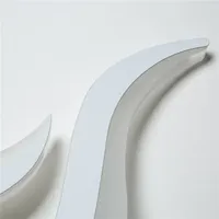 Applique murale moderne acrylique pour décoration intérieure lampe murale LED en forme de flamme pour fond de villa d'hôtel