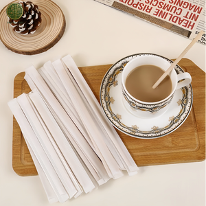 Palitos Agitadores de Café Desechables de Bambú y Abedul con Logotipo Estampado en Caliente, Tamaño Personalizado, Venta al por Mayor para Uso en Cafeterías y Bebidas - Product Image 6
