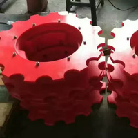 Engrenage à dents droites en nylon autolubrifiant de grande taille de la marque Neway, tolérance de 0,05 mm, processus d'injection et de perçage CNC, couleur personnalisée