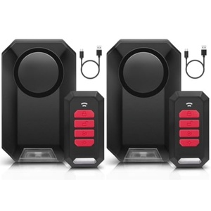 Alarma Antirrobo para Bicicleta Fatbike, Alarma de Seguridad Inalámbrica con Función de Vibración, Control Remoto para Ciclismo al Aire Libre - Product Image 1