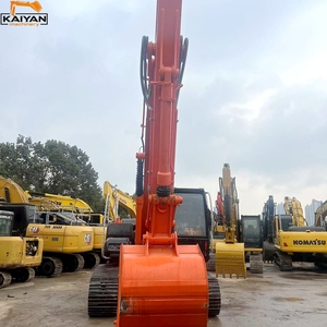 Excavadora de cadenas Hitachi ZX210 usada, de 20 toneladas, excavadora hidráulica sobre orugas para movimiento de tierras en construcción. - Product Image 5