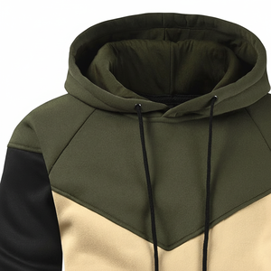 Sudadera con capucha de manga larga para hombre, sudadera de lana suave mezclada informal, Sudadera con capucha con cordones y bolsillo kange - Product Image 1