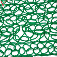 Décoration extérieure de Noël Motif Matériau léger Résistance aux UV 1*10m Irrégulier 2.5cm Ouverture PVC Net Tapis