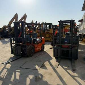 Carretilla elevadora Heli usada barata Motor diésel de 3 toneladas FD30 con 12 meses de garantía Operación permanente a la venta en Shanghai China - Product Image 2