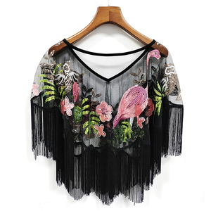 1920, шаль, обертка, расшитая бисером, вечерняя накидка, свадебная шаль, болеро, откидывающаяся накидка, великолепный винтажный Ретро-джэтсби, ревущий 20-е - Product Image 2