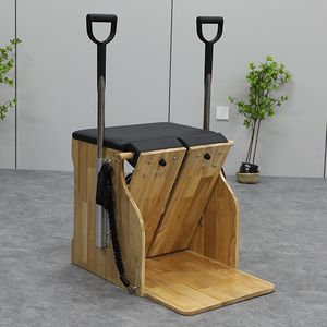 SAERDE Oka/Maple Wood - Silla de Pilates Ecológica Combinada, Equipo de Entrenamiento de Yoga, Máquina de Fitness Portátil, Pilates Estable - Product Image 4