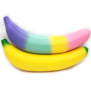 Slow-rebound Oversized PU Rubber Banana Stress-relief Toy Venting Simulation Ornament Fruit Model Gift - Product Image 1