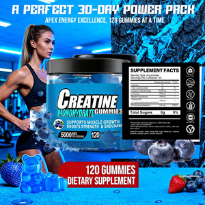Gomitas de Creatina Monohidrato de 5000 mg con Fórmula Personalizada OEM de Marca Privada para Nutrición Deportiva, Mejora la Inmunidad y la Energía - Product Image 2