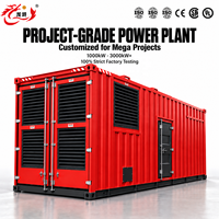 Groupe électrogène diesel conteneurisé multi-puissance 500kW 1000kW, structure anticorrosion, certifié ISO, à vendre