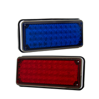 Wasserdichtes IP67 24V Rot-Blaues LED-Notfall-Warnblinklicht für Krankenwagen und Feuerwehrfahrzeuge