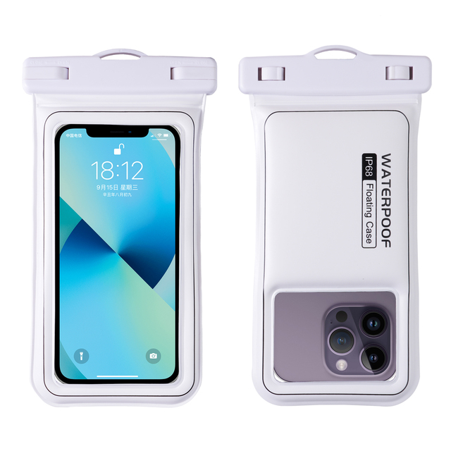 Wholesale Universal Cellphone Waterproof Dry Bag Ipx8 Floating Water Proof Phone Pouch With Lanyard for Iphone 15/14/13