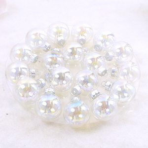 Set di Palline di Natale in Vetro Iridescente Trasparente, Decorazioni Festive Luminose per Alberi di Natale, Casa e Celebrazioni Festive - Product Image 4