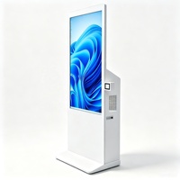 Kiosco de Señalización Digital con Pantalla Táctil y Escáner de Código de Barras AIYOS, Audio de 100W, CMS y Asistente de Voz con IA Opcional