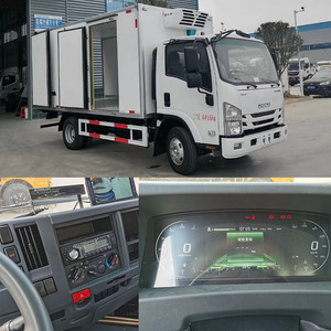4*2 Isuzu NPR NMR NQR KV100 refrigerato <span class=keywords><strong>camion</strong></span> leggero usato 6 ruote refreger auto nuovo Freezer <span class=keywords><strong>camion</strong></span> <span class=keywords><strong>frigo</strong></span> rimorchio - Product Image 5