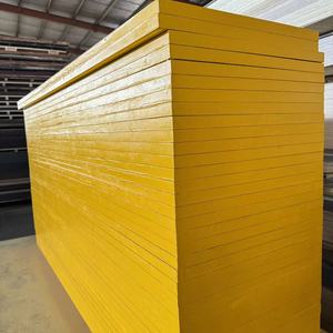 Panel de Encofrado de Triple Capa de Abeto, Pino y Abeto de 21mm/27mm, Paneles de Encofrado de Hormigón de Tres Capas Amarillos / Tablero Fenólico - Product Image 1