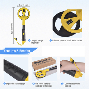 Détecteur de métaux à induction pulsée bibo Professional MD-780, haute sensibilité, étanche jusqu'à 100 pieds, pour les détecteurs de métaux industriels - Product Image 4