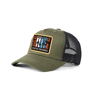 Bán Buôn Đồng Bằng 5 Bảng Điều Chỉnh Trucker Cap Chuyên Nghiệp Biểu Tượng Tùy Chỉnh Tài Xế Xe Tải Mũ Thêu Vá Logo Lưới Cao Cấp Bọt Trucker Hat - Product Image 5
