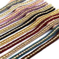 Bordures en dentelle brodée de fil doré coloré de 1,8 cm, pour rideaux, canapés, coussins, chaussures, chapeaux, décoratives, 11,5 mètres