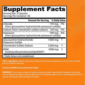 OEM/ODM Glucosamine <span class=keywords><strong>Chondroitin</strong></span> MSM kapsüller erkekler kadınlar için sağlıklı eklem fonksiyonu ve konfor olmayan gdo destekler - Product Image 2