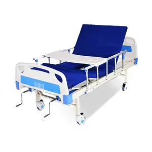 Medco металлическая Больничная мебель хорошего качества с двумя насадками многофункциональная ручная Больничная кровать