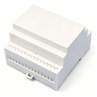 Boîtier électrique sur rail DIN pour montage sur carte PCB, 90*84*57mm, en plastique ABS, boîtiers personnalisés pour instruments électroniques sans fil