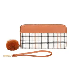 Mode Ritsleting Lucu Retro Panjang Wanita Dompet Kartu Dompet untuk Wanita Modis Tempat Kartu Wanita Dompet Koin