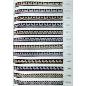 Tissu en dentelle jacquard argenté métallique de haute qualité, écologique, avec motif brodé, style africain et fantaisie pour robes - Product Image 3