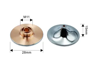 NSM ugelli Laser in fibra ad alta velocità doppio strato Dia.28mm H15 filo M11 calibro 1.0-5.0mm per Precitec Procutter